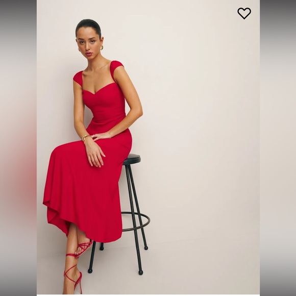 NWT RED REFORMATION BRYSON DRESS - Picture 3 of 8